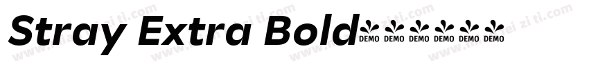 Stray Extra Bold字体转换